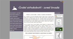 Desktop Screenshot of hrady-ceskeho-stredohori.cz